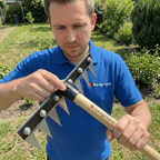 Manche en bois pour outils de jardinage