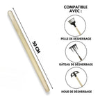 Manche en bois pour outils de jardinage